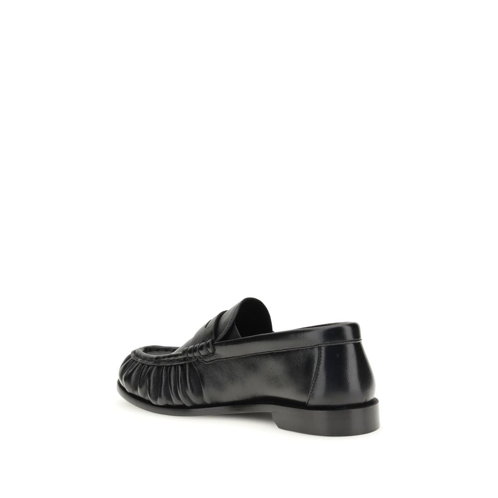 Mocassins Saint Laurent Black Lamb Ovis Aries Aries