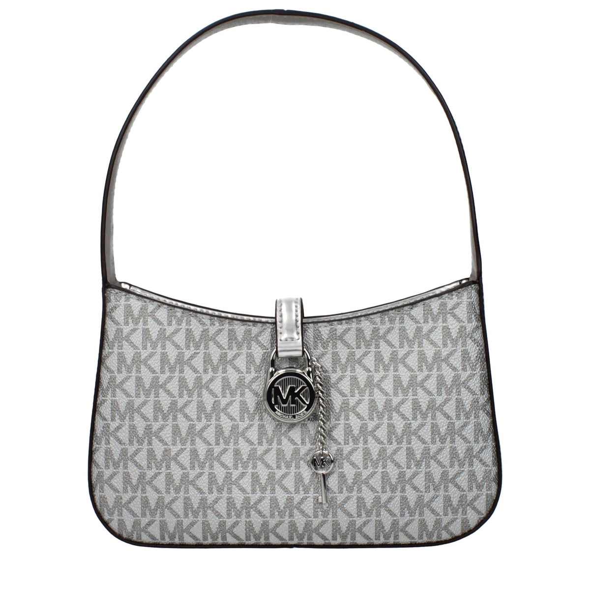 Michael Kors Gray Fabric Handbag - Chic & Functional Accessory