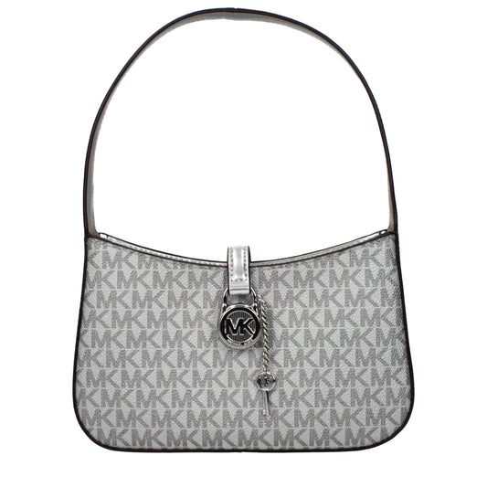 Michael Kors Gray Fabric Handbag - Chic & Functional Accessory