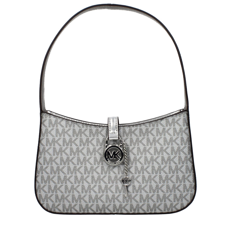 Michael Kors Gray Fabric Handbag - Chic & Functional Accessory