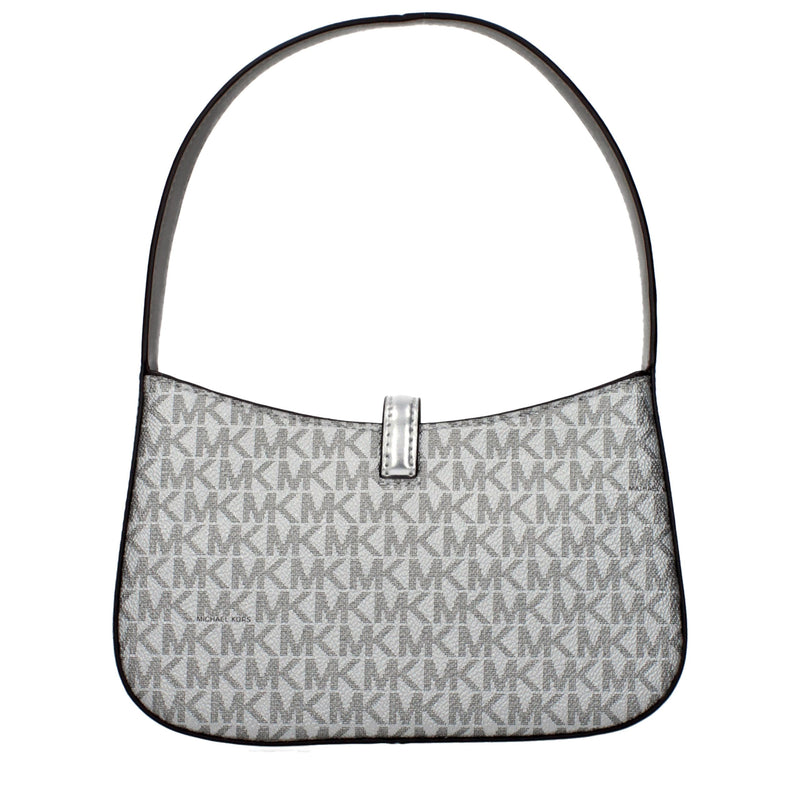Michael Kors Gray Fabric Handbag - Chic & Functional Accessory
