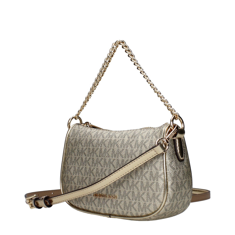 Michael Kors Gold Fabric Handbag - Élégance et Polyvalence