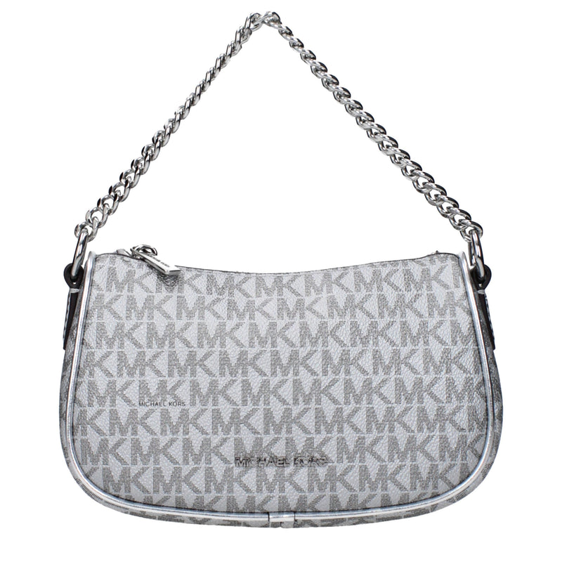 Michael Kors Gray Fabric Handbag - Chic and Functional Accessory