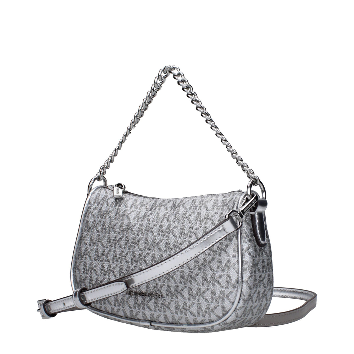 Michael Kors Gray Fabric Handbag - Chic and Functional Accessory