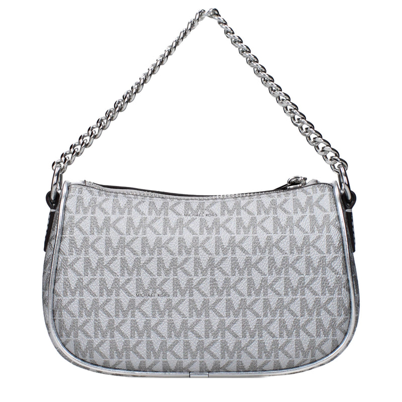 Michael Kors Gray Fabric Handbag - Chic and Functional Accessory