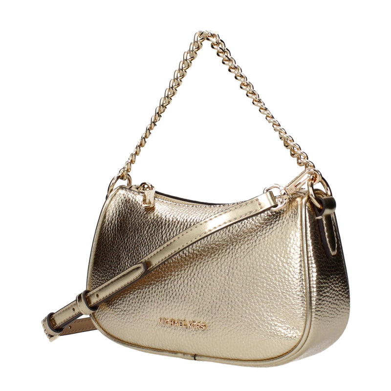Michael Kors Gold Leather Handbag - Élégance et Polyvalence