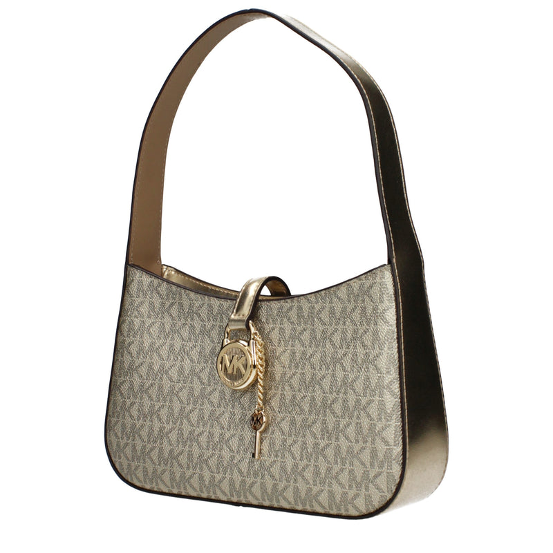 Michael Kors Gold Fabric Handbag - Élégance et Fonctionnalité