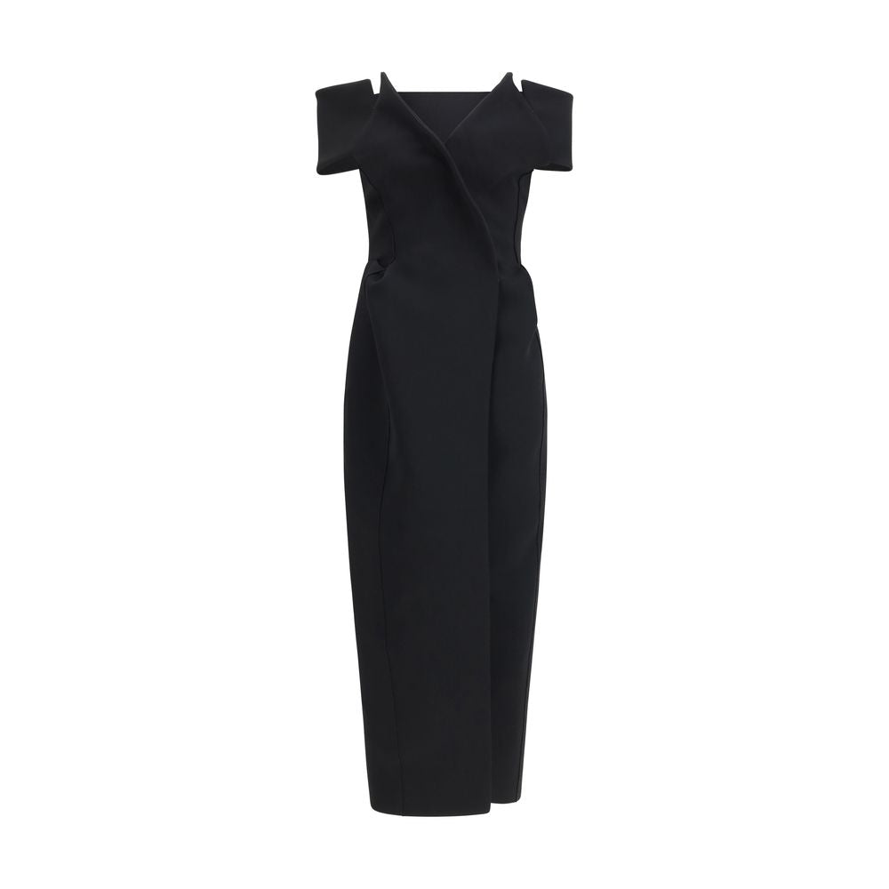 Khaite Gene Black Polyester Cocktail Dress