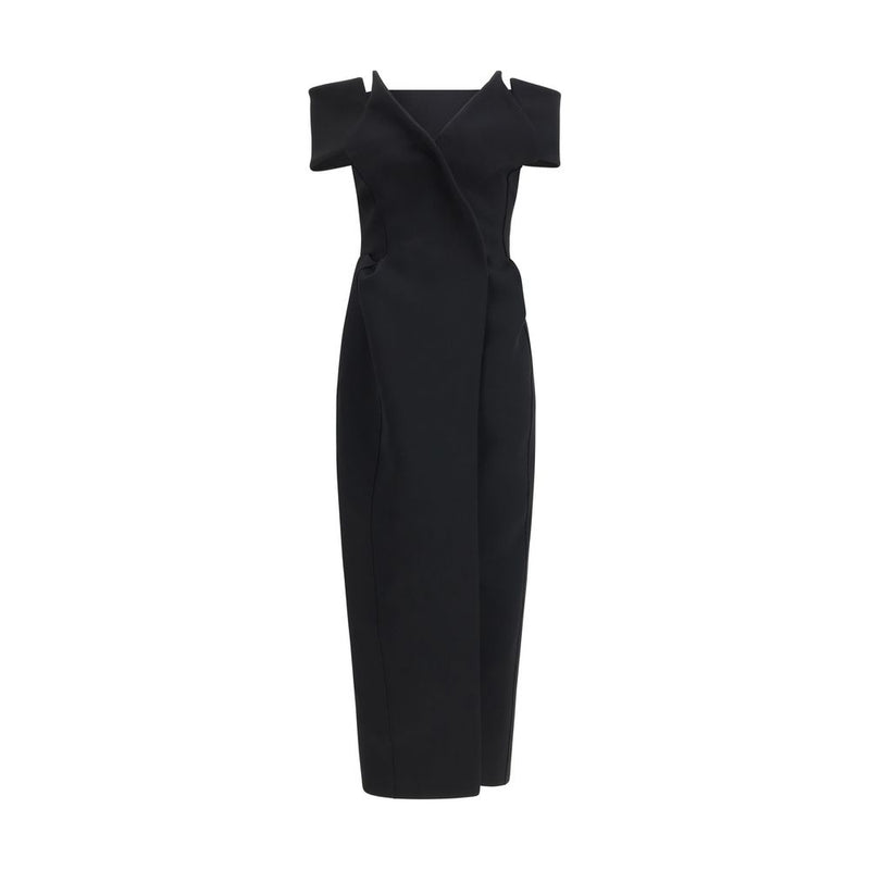 Khaite Gene Black Polyester Cocktail Dress