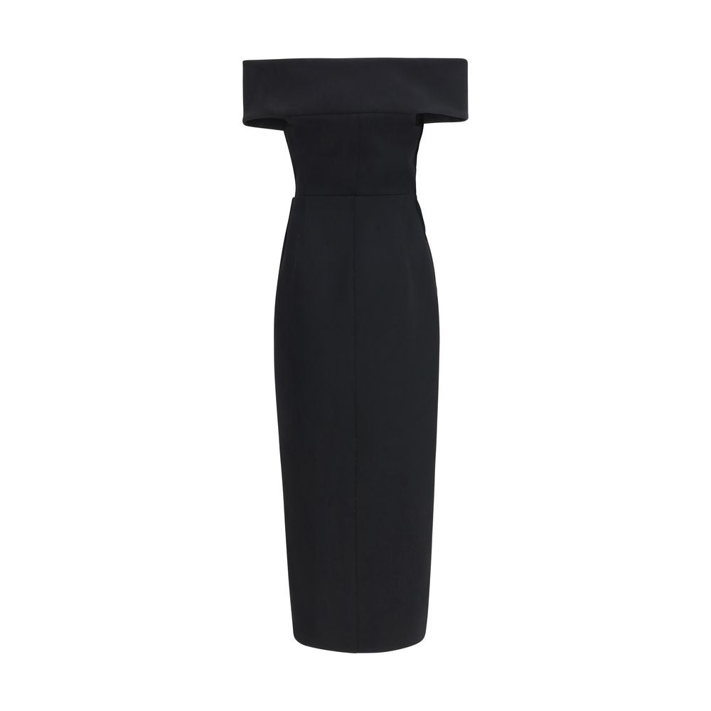 Khaite Gene Black Polyester Cocktail Dress