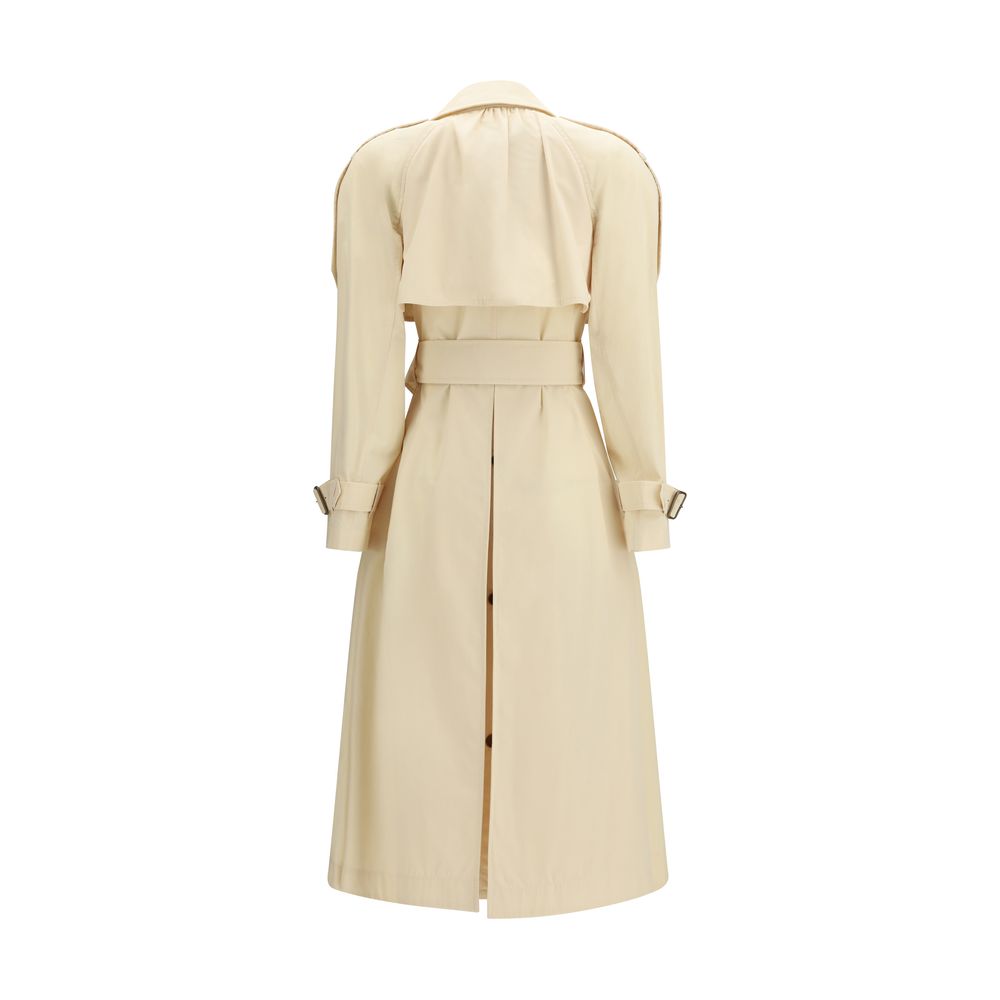 Burberry Trerose Beige Polyester Trench Coat for Women
