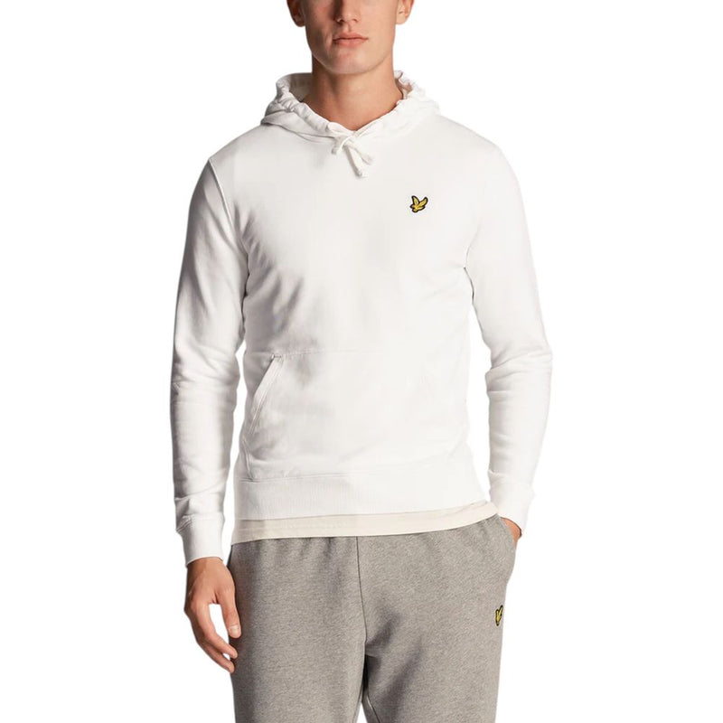 Lyle & Scott White Cotton Hoodie for Men