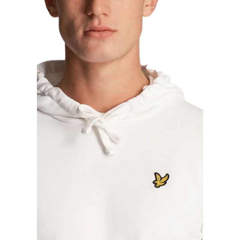 Lyle & Scott White Cotton Hoodie for Men
