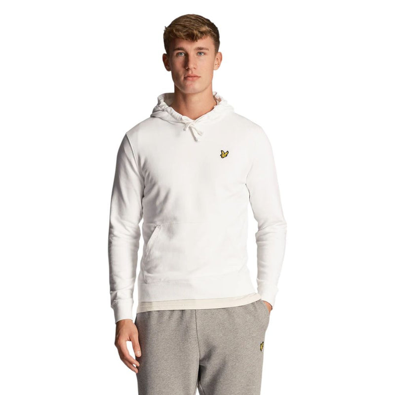 Lyle & Scott White Cotton Hoodie for Men