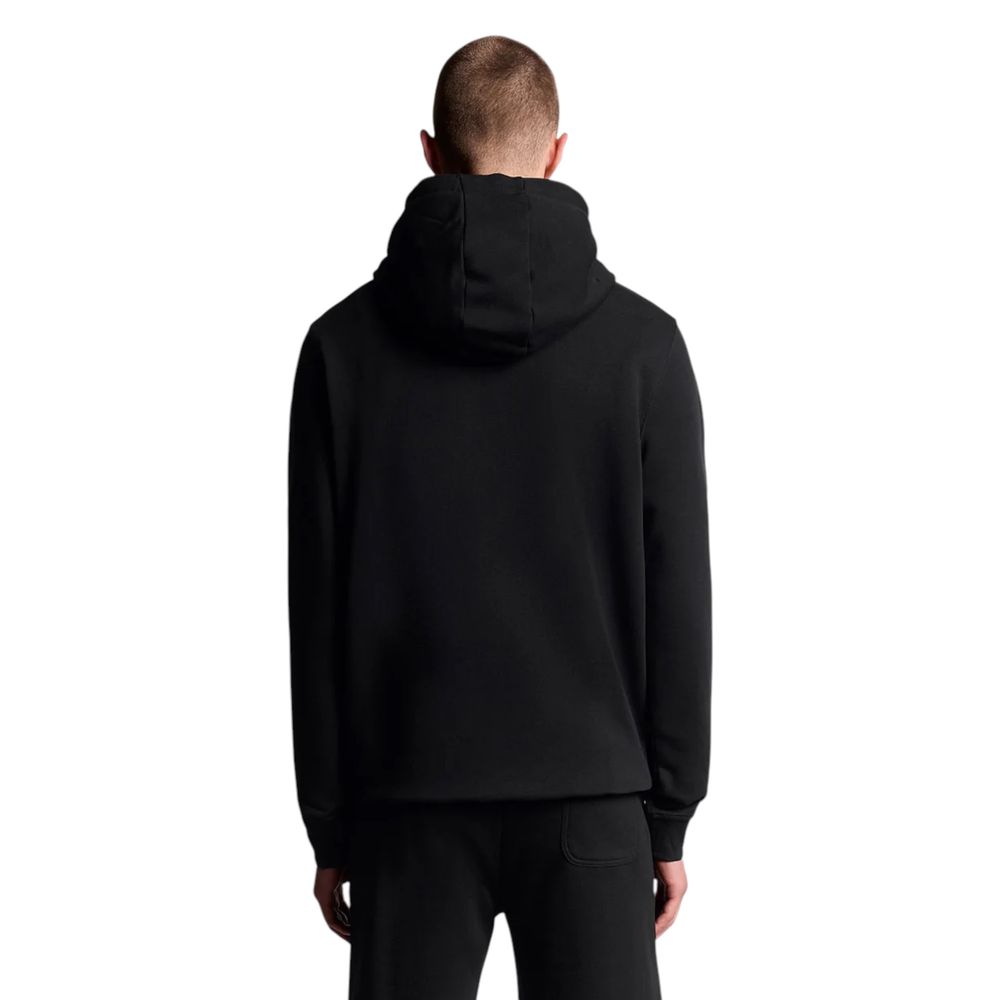 Lyle & Scott Zwarte Katoenen Hoodie