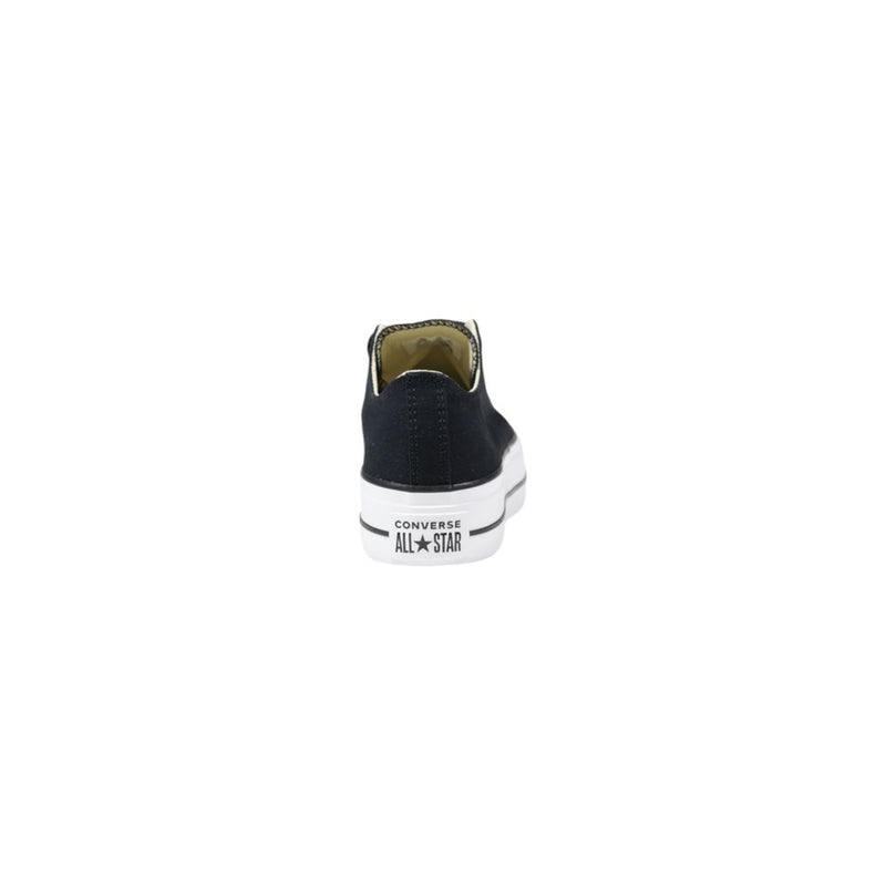Converse Black Fabric Platform Sneakers for Women