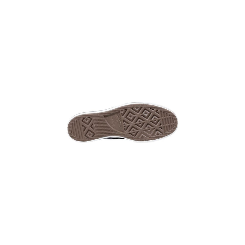 Converse Black Fabric Platform Sneakers for Women