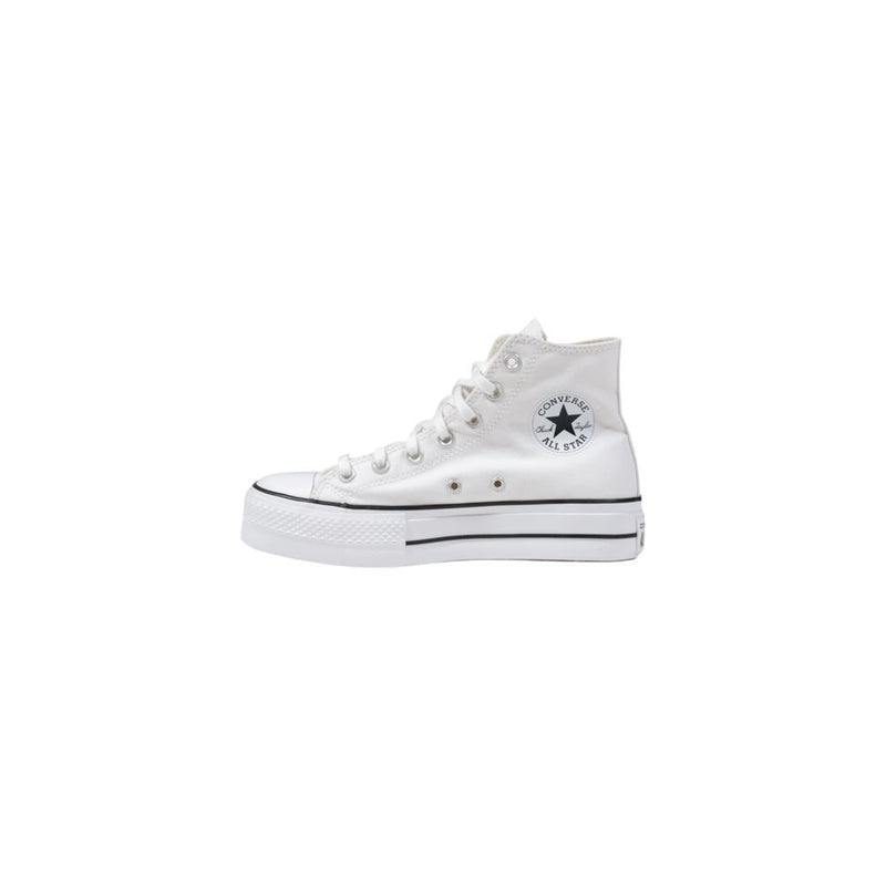 Converse White Polyester Platform Sneakers for Women
