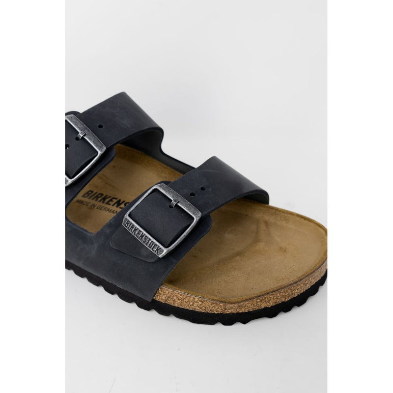 Birkenstock Arizona Black Synthetic Slippers for Men