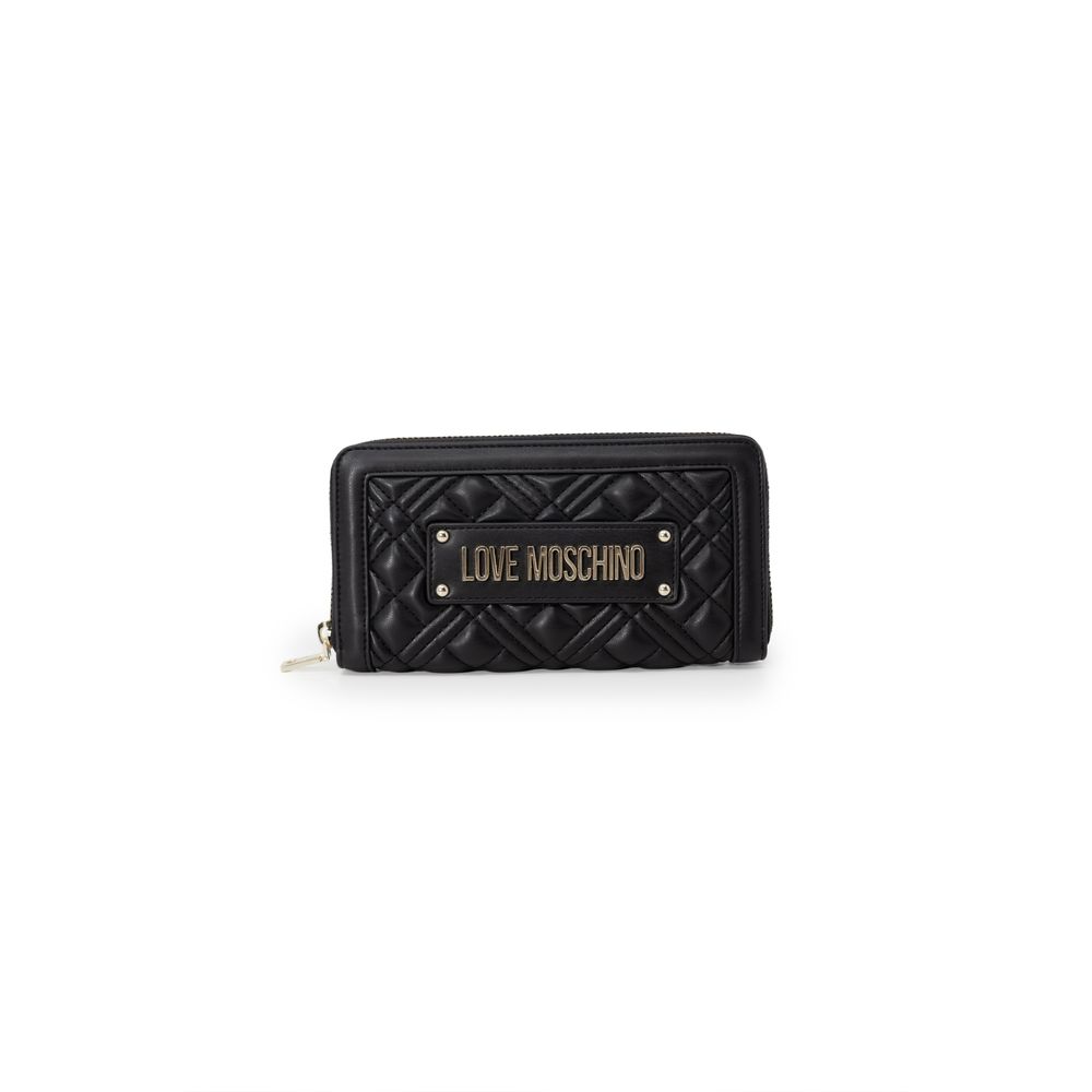 Love Moschino Bicolor Quilted Eco-Leather Wallet
