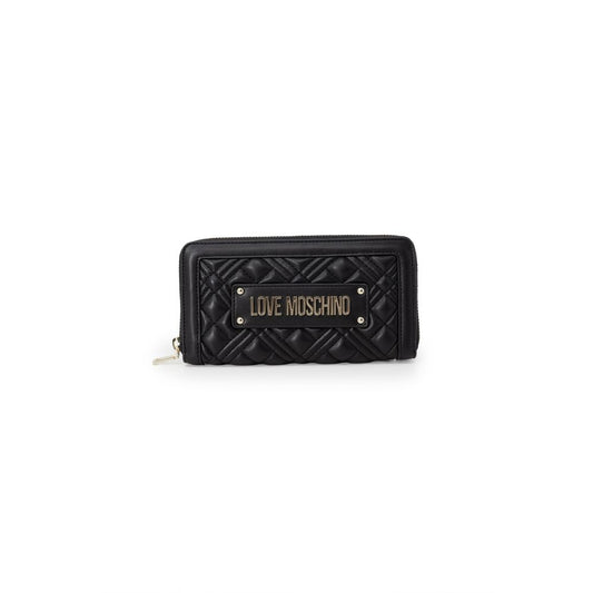 Love Moschino Bicolor Quilted Eco-Leather Wallet