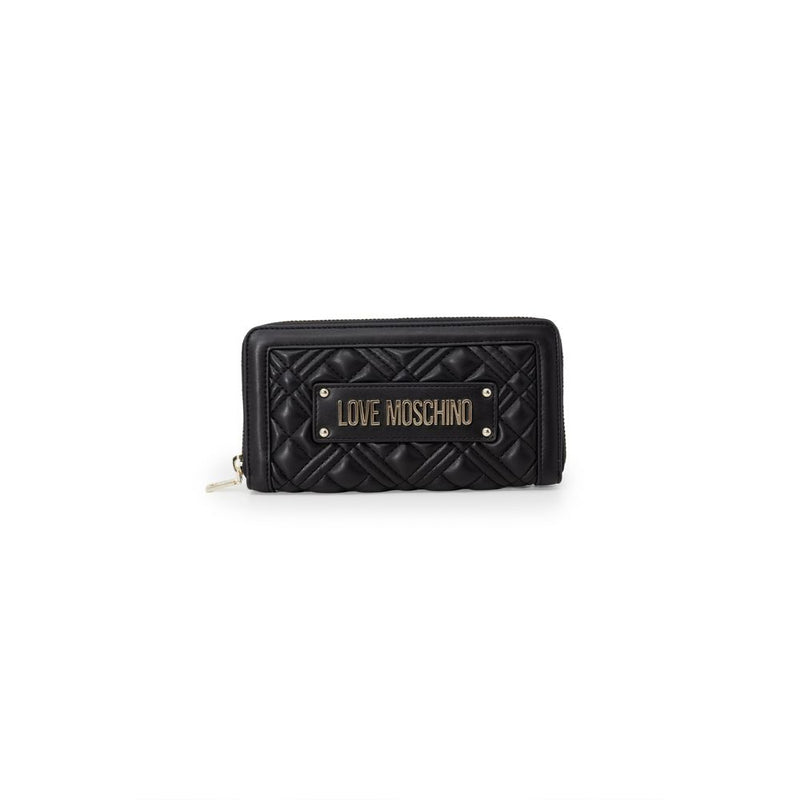 Love Moschino Bicolor Quilted Eco-Leather Wallet