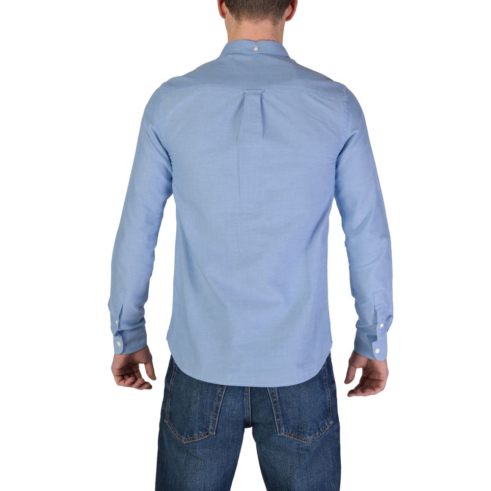 Lyle & Scott Blau Biologisch Katoenen Overhemd