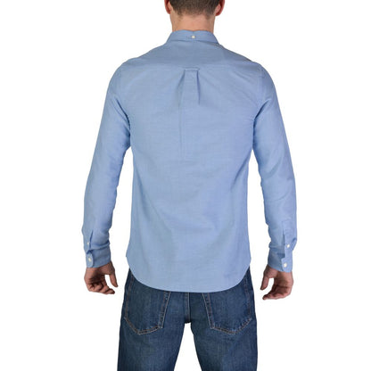 Lyle & Scott Blau Biologisch Katoenen Overhemd