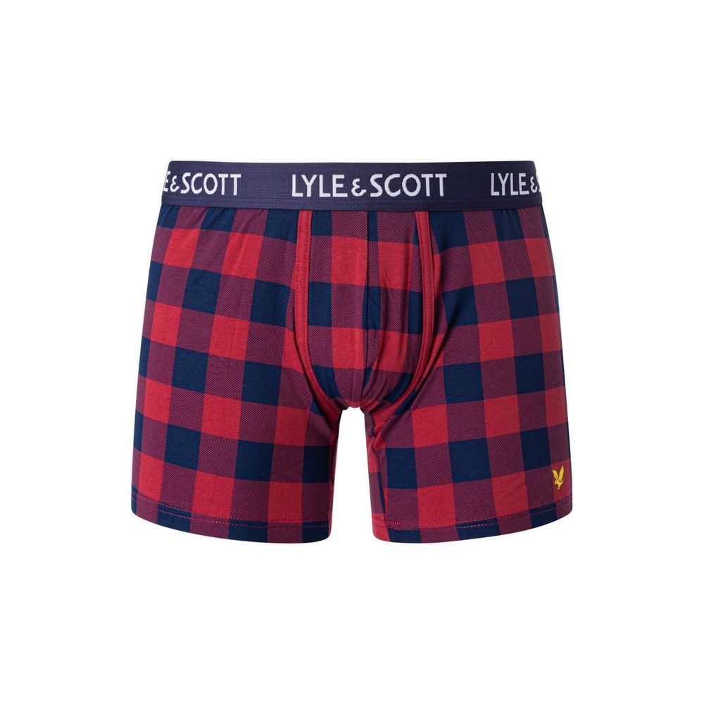 Lyle & Scott Bordeaux Cotton Boxers for Men - Comfortable & Stylish