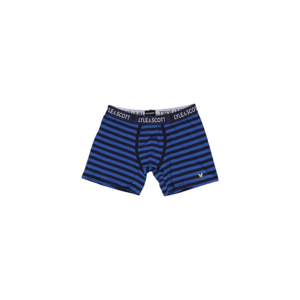 Lyle & Scott Blue Cotton Boxers - Confort et Élégance