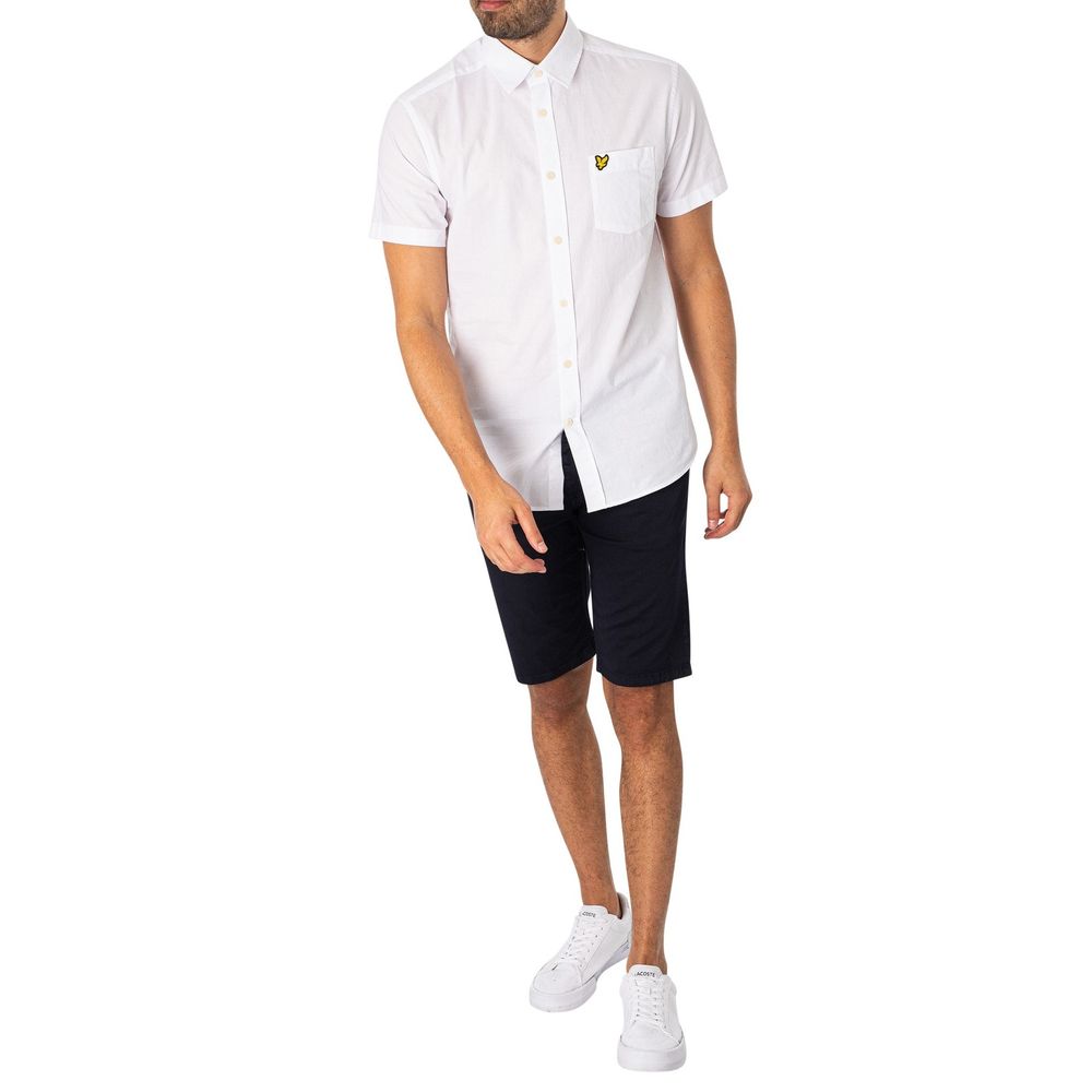 Lyle & Scott Blue Cotton Bermuda Shorts - SH1814ITA