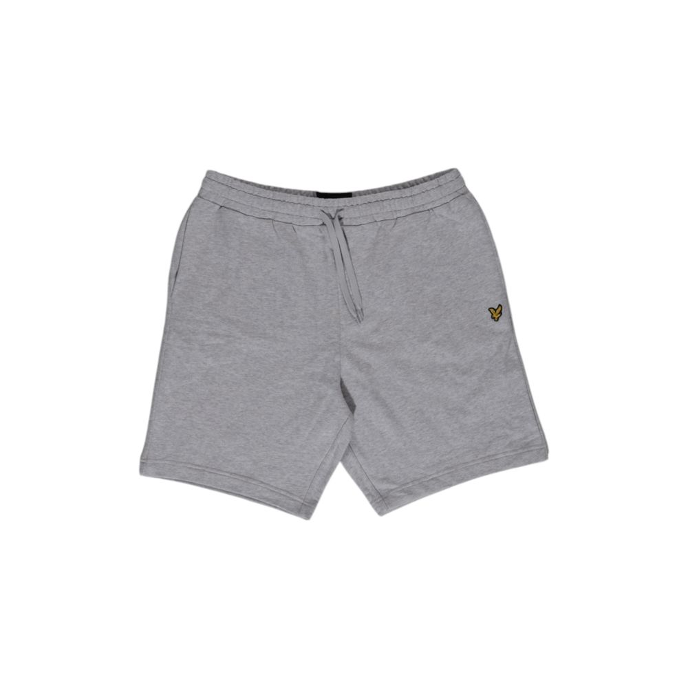 Lyle & Scott Gray Cotton Bermuda Shorts for Men