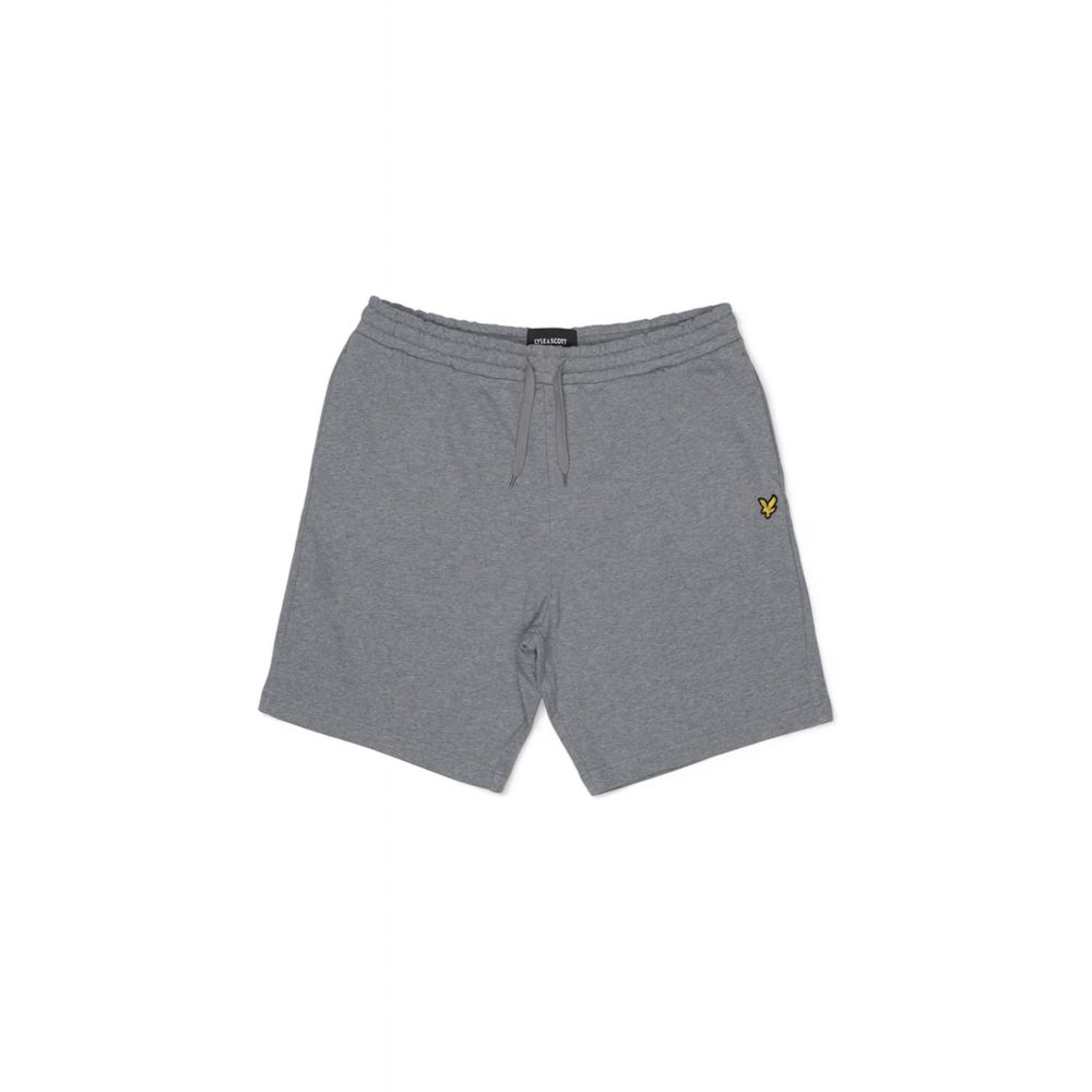 Lyle & Scott Gray Cotton Bermuda Shorts for Men