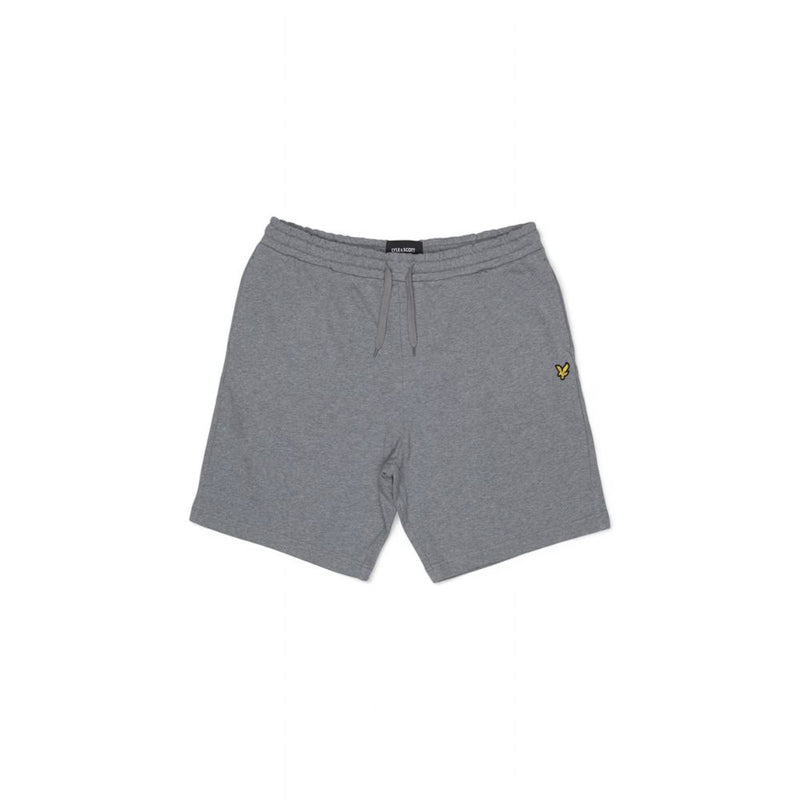 Lyle & Scott Gray Cotton Bermuda Shorts for Men