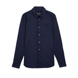 Lyle & Scott LW1115TON Blue Cotton Dress Shirt for Men
