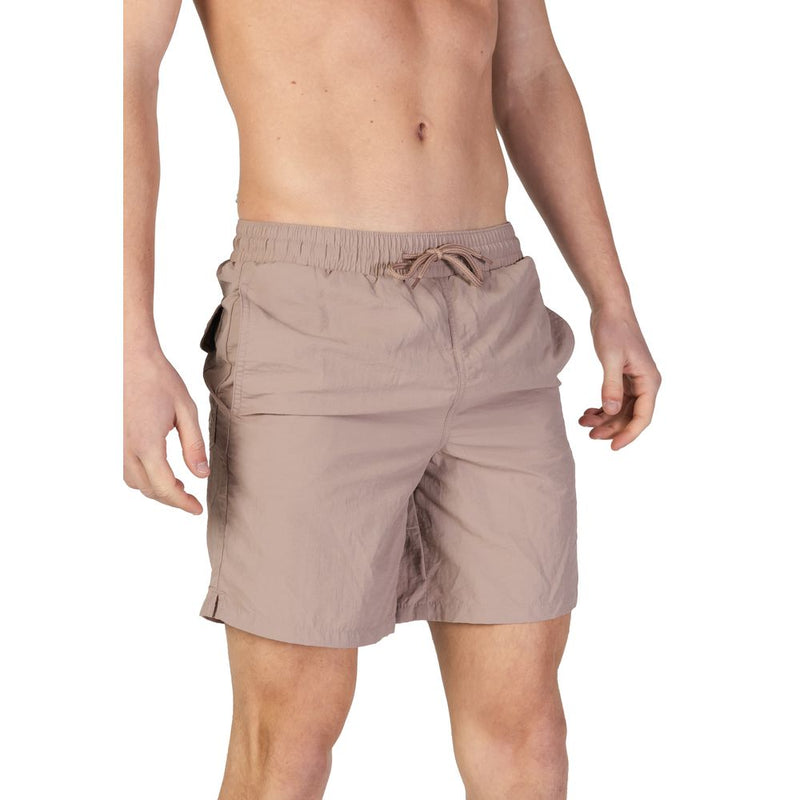 Lyle & Scott Beige Nylon Swim Shorts for Men - SH1204V