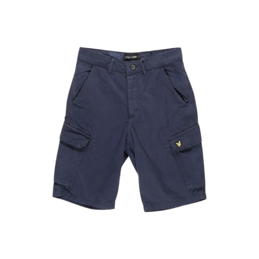 Lyle & Scott Blue Cotton Bermuda Shorts - SH1815IT