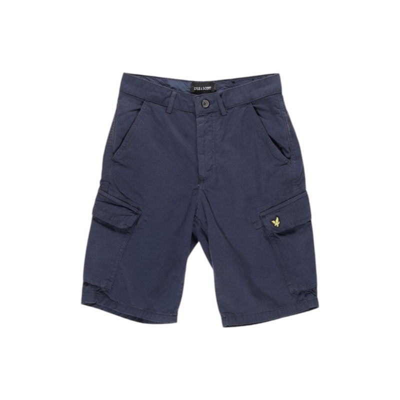 Lyle & Scott Blue Cotton Bermuda Shorts - SH1815IT