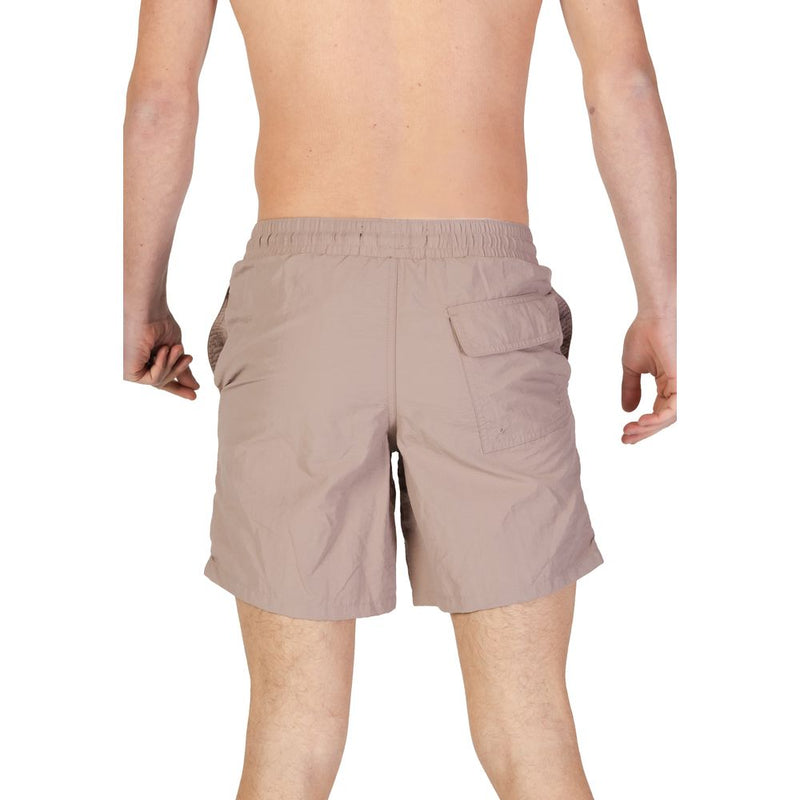 Lyle & Scott Beige Nylon Swim Shorts for Men - SH1204V