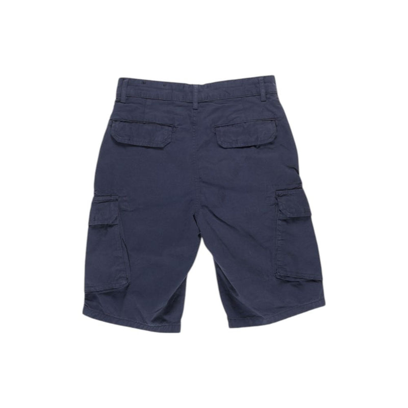 Lyle & Scott Blue Cotton Bermuda Shorts - SH1815IT
