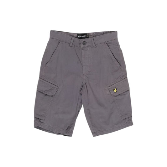 Lyle & Scott SH1815IT Gray Cotton Bermuda Shorts for Men