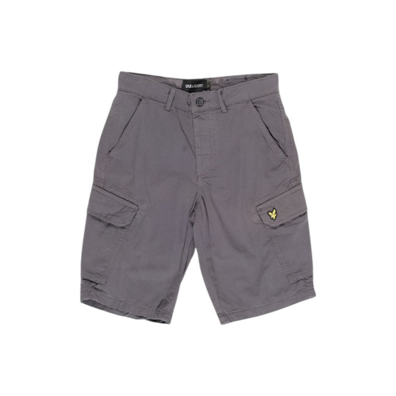 Lyle & Scott SH1815IT Gray Cotton Bermuda Shorts for Men