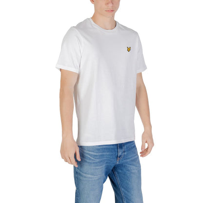T-shirt en coton blanc Lyle &amp; Scott