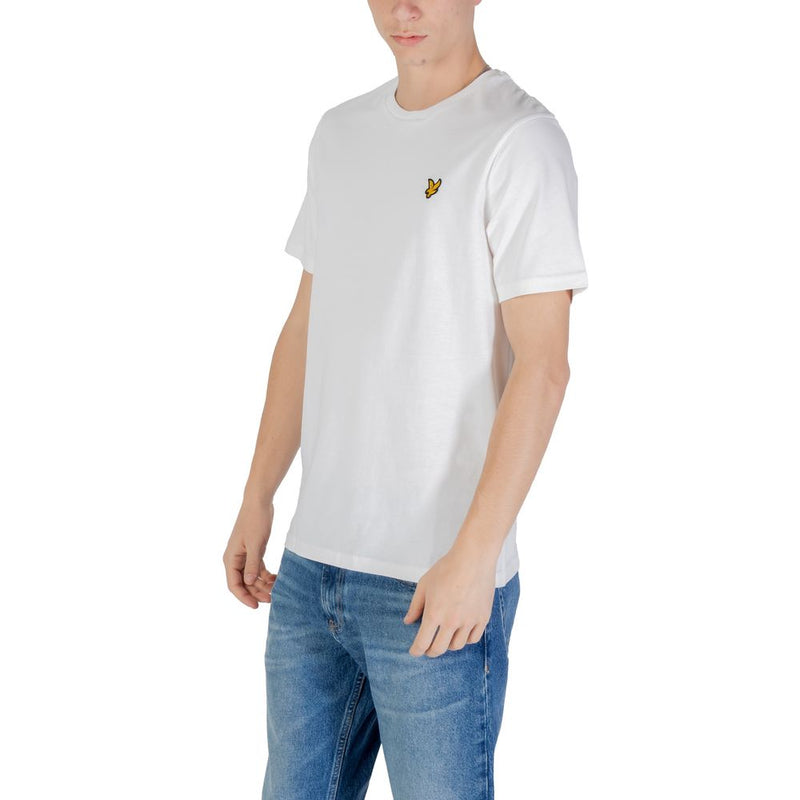 Lyle & Scott White Cotton T-Shirt for Men