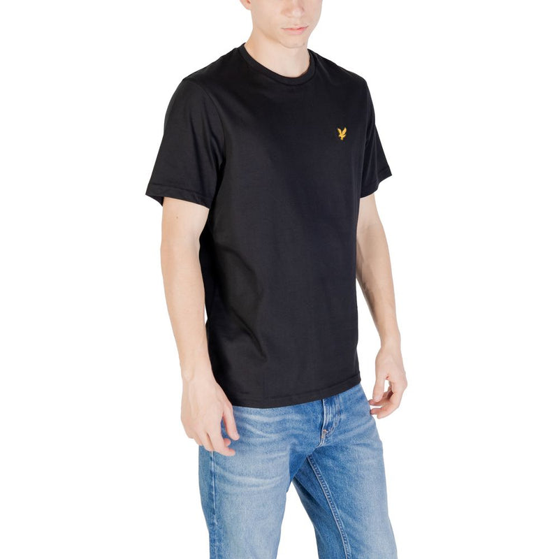 Lyle & Scott Black Cotton T-Shirt for Men - Essential Wardrobe Piece