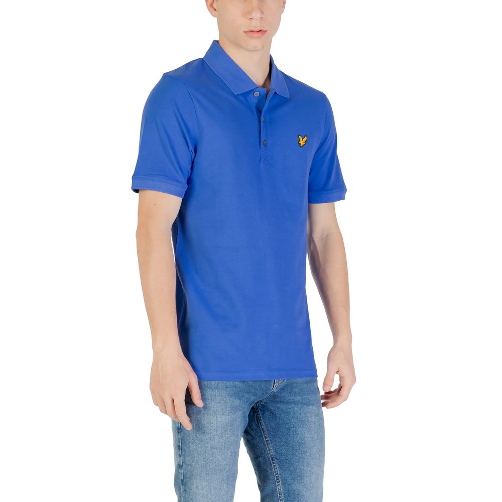 Lyle & Scott Blue Cotton Polo Shirt for Men