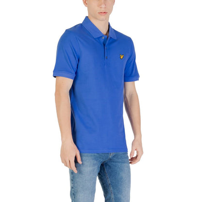 Lyle &amp; Scott Blauw Katoenen Poloshirt