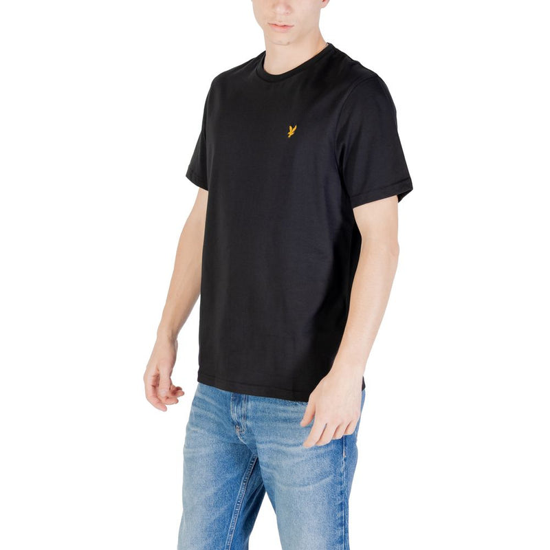 Lyle & Scott Black Cotton T-Shirt for Men - Essential Wardrobe Piece