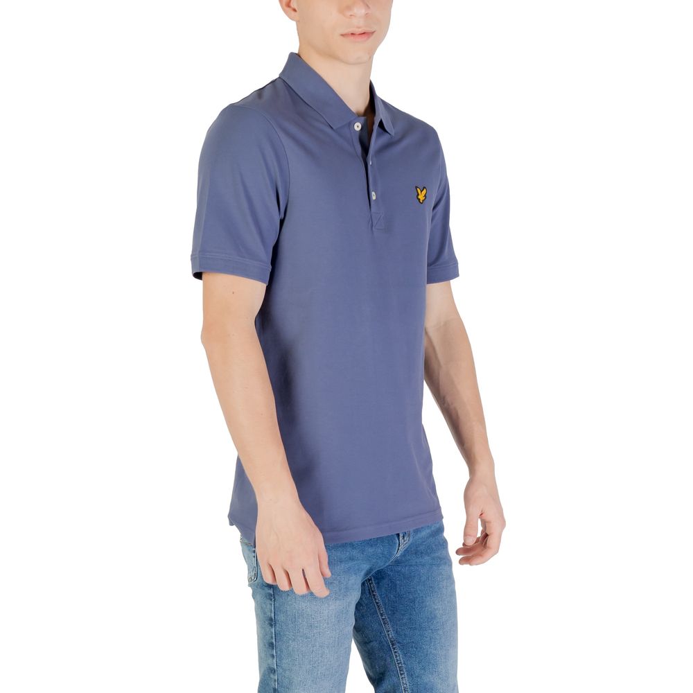 Lyle & Scott Blue Cotton Polo Shirt - SP400VOG