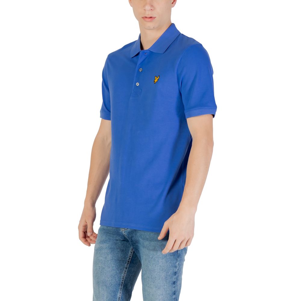 Lyle & Scott Blue Cotton Polo Shirt for Men